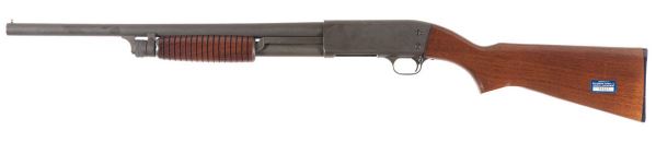 A photo of the Ithaca Model 37 Featherlight chambered in 12 gauge.