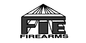 The logo of Firearms Import and Export Corp. (FIE) of Hialeah, FL.